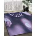 thumbnail image 2 of Ahgly Company Indoor Square Patterned Blue Whale Blue Area Rugs, 6' Square, 2 of 6