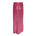 thumbnail image 4 of Women's Long Skirt Party Sequins Fringe Skirts for Women Western Leather Midi Skirt Hot Mini Skirt Skirt Skirt Lingerie Beach Skirt Pleated Midi Skirt Girls Sequin Skirt Shorts to Wear under Skirts, 4 of 4