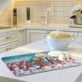 thumbnail image 6 of FREEAMG Christmas Elves Dish Drying Mat Reversible Microfiber Kitchen Dish Mat Super Absorbent Dish Drainer Mat for Kitchen Counter, 16"x18", 6 of 7