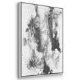 thumbnail image 3 of Graphite Abstract I - Framed Premium Gallery Wrapped Canvas L Frame 3 Piece Set - Ready to Hang, 3 of 9