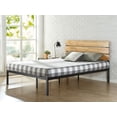 thumbnail image 1 of Zinus Sonoma Lit platform métal & bois, 1 of 9