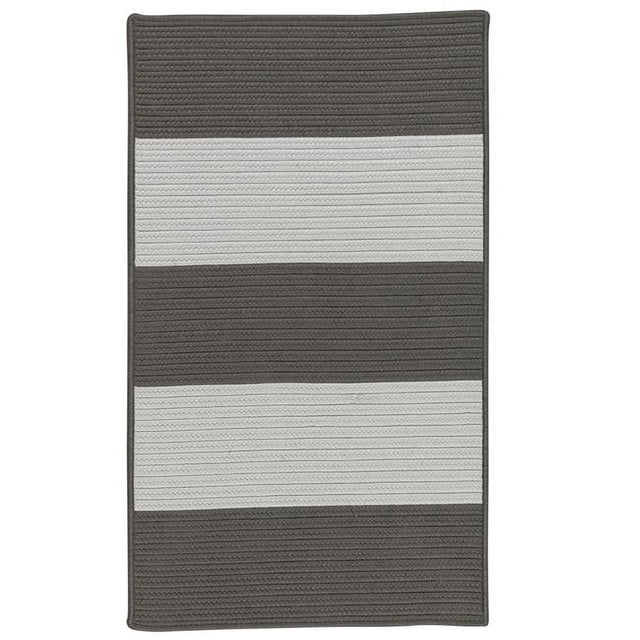 Colonial Mills Tapis NW16R048X072S Newport Zone Rectangle Texturé Zone Tapis Tressé Gris - 4 x 6 Pi.
