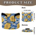thumbnail image 2 of Haosy Hand Paint Sunflowers Golf Mallet Putter Cover Strong Magnetic Leather Golf Club Headcover Closure, 2 of 7