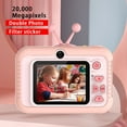 thumbnail image 4 of Children's Holiday Gift Digital Camera, High-Definition Front And Rear Shot 2000W Mini 2.0 Inch Video Camera with Photo/Video Function, Colorful Frames/Filters, Games, Portable for Kids 3-12, 4 of 9
