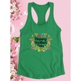 thumbnail image 3 of Happy Mother's Day Wreath Racerback Tank Women -Image by Shutterstock, Female Large, 3 of 4