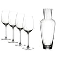 thumbnail image 1 of Juego de vasos Riedel Veritas Riesling y Zinfandel (paquete de 4) con decantador, 1 of 9