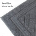 thumbnail image 5 of Indoor Outdoor Entrance Rug Floor Mats Shoe Scraper Doormat Non Slip Rubber Backing Heavy Duty Door Mat Waterproof Low-Profile Mats for Entry Garage High Traffic Areas (24x16 inch, Gray), 5 of 6