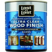Absolute Coatings 13004 Qt Gls Clr Wd Finish, Each