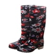 thumbnail image 2 of YUEHUA Womens Rain Boots Long Casual Fashion Outdoor Hiking Walking Gardening Waterproof Anti- Shoes Comfortable Insole Light Rain Shoes Outdoor Garden Shoes, 2 of 8