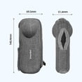 thumbnail image 3 of Insta360 X5 X4 Action Camera Storage Bag, Mini Portable EVA Cloth Shockproof Body Protection Travel Case, Compact Sports Camcorder Accessory, Black, 3 of 8