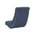 thumbnail image 5 of Linon Grayson Wood Sherpa Upholstered Game Rocking Chair in Blue, 5 of 15