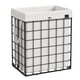 thumbnail image 1 of Cesto para la ropa sucia SONGMICS, 23,8 galones. (90L) Cesto para la Ropa sucia, Cesto para Ropa Plegable, Forro extraíble y Lavable, Estructura de Alambre de Metal, para Dormitorio, baño, Blanco Crem, 1 of 5