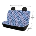 thumbnail image 4 of Psesaysky Dog Paw Print Rear Bench Seat Covers with SUV Sedan, Comfortable Waterproof Stretch Back Seat Protectors (2 Pack), 4 of 4
