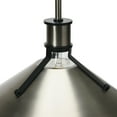 thumbnail image 3 of Robert Stevenson Lighting Robert Stevenson Lighting Silas - Metal Ceiling Light, Antique Nickel and Black, 3 of 8