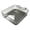 Grey, variant on Heavy Duty Plastic Washing Machine Drain Pan Front Loader Collection Tray for Basement Floor Garage Apartment Use(Grey)