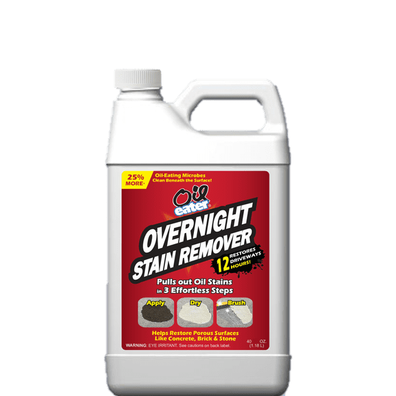 Oil Eater 40oz Overnight Stain Remover for Oil Stains on Driveways, Garages, Concrete & Surfaces
