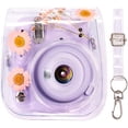 thumbnail image 3 of Transparente Para Cámara Compatible Con Instax Polaroid Mini11/9/8 Funda Transparente Daisy Babysbreath Bolsa De Almacenamiento Para Cámara Eigraketly HA039882-03, 3 of 6