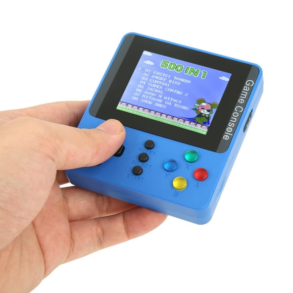 Color Screen Game Console, Sensitive Handheld Game Console Blue for Adult for Entertainment for Travel