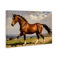 thumbnail image 2 of Stupell Industries Transitional Trotting Horse in Field Canvas Art, 24 x 16, by Creative Studio, 2 of 8
