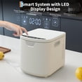 thumbnail image 3 of EastVita 2.5L Electric Composter for Kitchen 3 Modes Smart Compost Bin with Auto Cleaning LED Display Turns Kitchen Waste into Dry Manure Low Noise Food Waste Compost Machine, 3 of 7