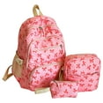 thumbnail image 2 of Handbag Set, Large-Capacity Backpack, Shoulder Bag And Tote Three-Piece Set With Bowknot Decoration, Versatile Nylon Material For Work Shopping Travel, 2 of 7