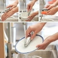thumbnail image 3 of Brosse à Main Brosse de Nettoyage à Main en Acier Inoxydable Petite Brosse à Ongles, 3 of 5