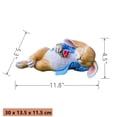 thumbnail image 2 of Estatua de jardín Iron Rain Rabbit Fantasy Bunny, resina azul, 30 cm, 2 of 9