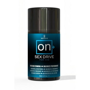 Sensuva On Sex Drive For Him Male Pleasure Gel, 1.7oz
