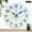 10x10in, variant on Creowell Elephant Moon Star Pattern No AA Battery Lncluded Silent Mechanical Movement, Battery Operated (AA Not Included) Lobby Corridor Dining Room Bedroom Office Classroom