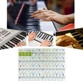 thumbnail image 3 of Removable Piano Key Stickers for Beginners Kids and Adults Easy To Install Note Labels for 88 Key Full Size Keyboards, 3 of 5