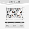 thumbnail image 4 of Honeii Cool Chicken Decorative Throw Pillow Case - Elevate Your Couch, Sofa, or Bed with Stylish Home Decor, Perfect Gift Idea-20"x30", 4 of 6