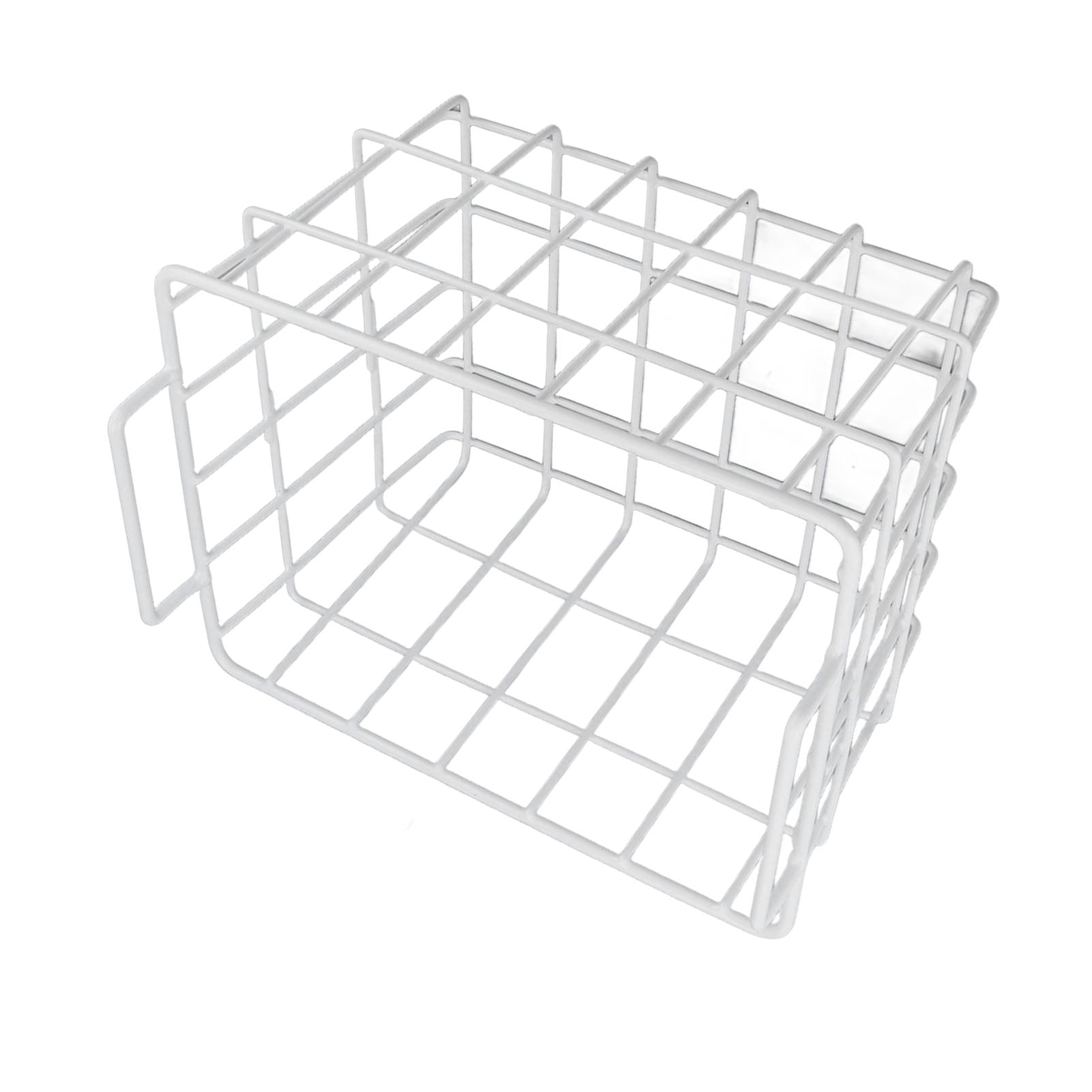 Organisateur De Congélateur Empilable En Fil Métallique - Bac Profond Avec Poignées Pliables - Pour Viande, Légumes, Snacks - 38,5x25x16,5 Cm - 5