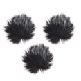 thumbnail image 1 of Furry Outdoor Microphone Windscreen Muff Mini Lapel Lavalier Microphone Windshield, 3-Pack, 1 of 4