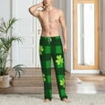 thumbnail image 4 of Salouo Happy St. Patrick's Day5 Print Pajama Pants for Men, Lounge Pants Elastic Waistband Casual Men's sleepwear Loungewear Sleep Pajama Pant -X-Large, 4 of 7