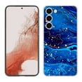 thumbnail image 1 of TalkingCase Slim Phone Case Compatible for Samsung Galaxy S23 2023, Opal Marble 2 Print, w/ Tempered Glass Screen Protector, Lightweight, Flexible, Print in USA, 1 of 7
