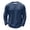 Navy&18^0720B, variant on Fabrcox S-5XL Men Long Sleeve Shirts Waffle Crew Neck Casual Mens Shirts Texture Knit Regular Fit Athletic Big and Tall Shirts for Men Blue XL