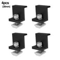 thumbnail image 1 of Clamp Solar Panel Support Accessories Aluminum Alloy Black Bracket Fixing Medium Mounting Rack Supplies 4/10Pcs, 1 of 8