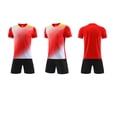 thumbnail image 2 of Krdevn Unisex Gradient Soccer Set Breathable Training Uniform for Youth and Adults,7-8 Years, 2 of 6