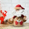 thumbnail image 6 of hirigin Christmas Candy Bag, Drawstring Santa Claus/Snowman/Elk/Elf Doll Children Festival Gift Bag, 6 of 8