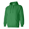 thumbnail image 3 of Gildan Warm Hooded Sweatshirt with Pouch Pocket of Heavy Blend 50/50 Cotton/Polyester, Irish Green, XL, Men's 3 Pack Fleece Cozy Casual Hoodie, 3 of 6
