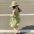 thumbnail image 6 of SILVERCELL 3-8T Girls Sleevelss Sundress Summer Floral Casual Dresses Holiday Dress, 6 of 7