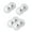 Transparent, variant on Pack Of 4 Not Drill Adhesive Furniture Casters with Double Bearing Wheel Sticking Double Wheel set for Easy Moving