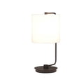 thumbnail image 4 of Benjara BM229472 21 in. Table Lamp with Curved Metal Support, Black, 4 of 5
