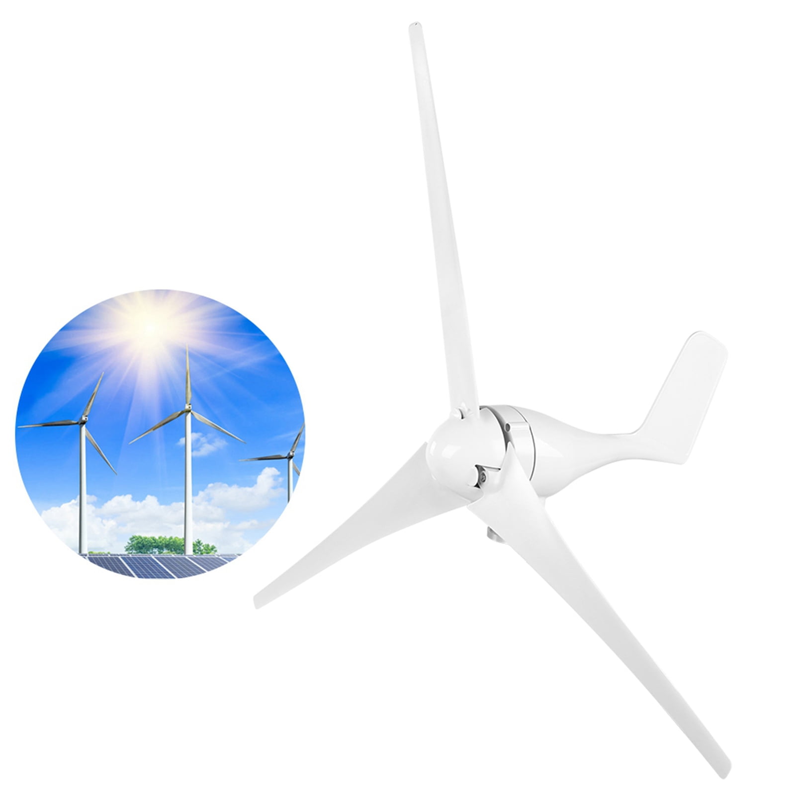 Til meditation Berri mikroskopisk Fyydes 1600W Small Wind Generator Turbines Kit 3 Blades Power Parts for  Marine Home Charging,Wind Power Parts,1600W Wind Generator - Walmart.com