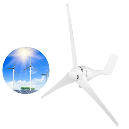 

Gupbes 1600W Small Wind Generator Turbines Kit 3 Blades Power Parts for Marine Home Charging Wind Power Parts 1600W Wind Generator