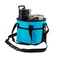 thumbnail image 4 of Drink Carrier,4 Compartment Drink Carrier Bag With Adjustable Strap, Insulated Tumbler Caddy, Waterproof Leakproof Car Cup Holder Organizer Tote For Travel Hiking Sports Family Outings Daily Use, 4 of 4