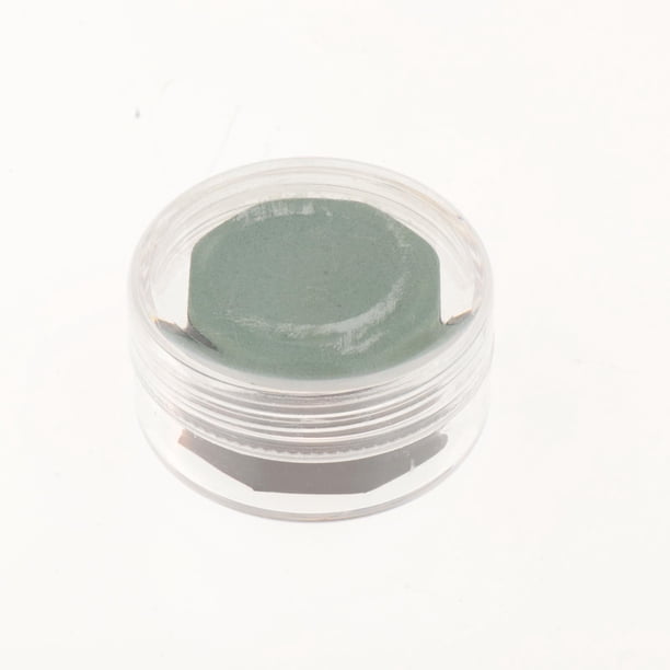Tiza para tacos billar, suministros para billar, juego bar rendimiento, ligero, profesional y portátil, caja redonda para tiza billar Verde oscuro