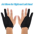thumbnail image 3 of 5pcs Artists Drawing Glove for Digital Drawing Tablet, Art Glove, Small 6.5" x 3" Black, 3 of 5