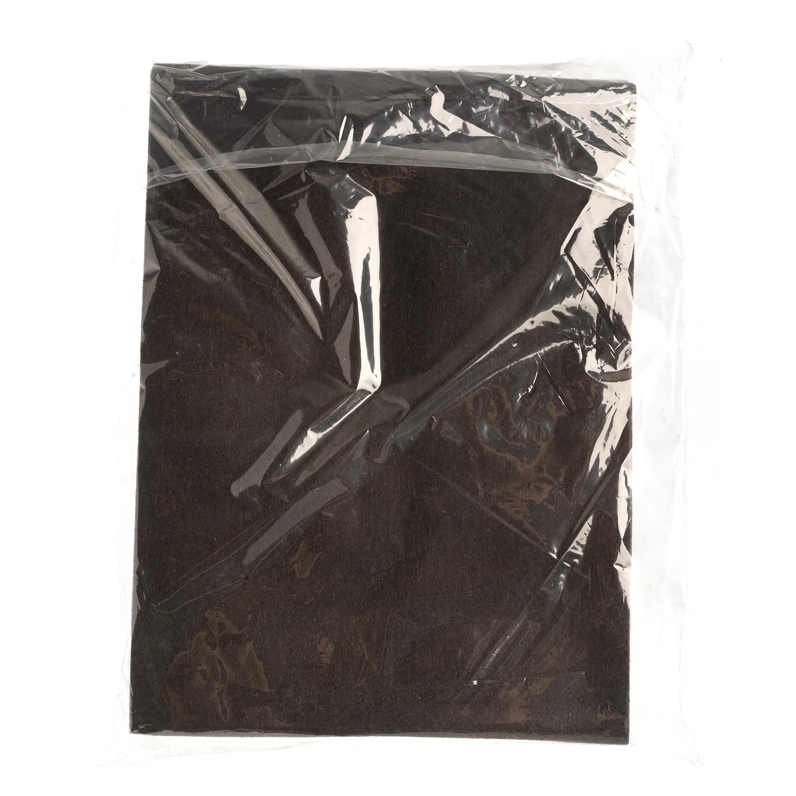 John Bead 9" x 12" Brown Acrylic Craft Felt Sheets, 25pcs