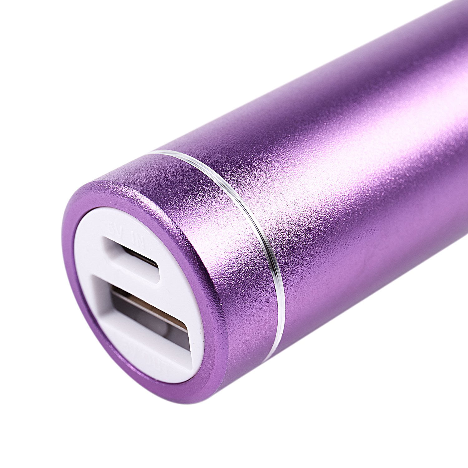 2600mAh Portable External USB Power Bank Box Battery Charger For Mobile Phone Color:Purple R SODIAL